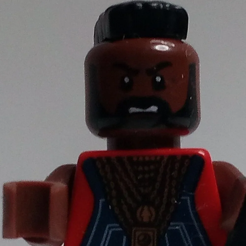 LEGO MR. T Minifig B.A. Baracus The A Team with Wrench Minifigure